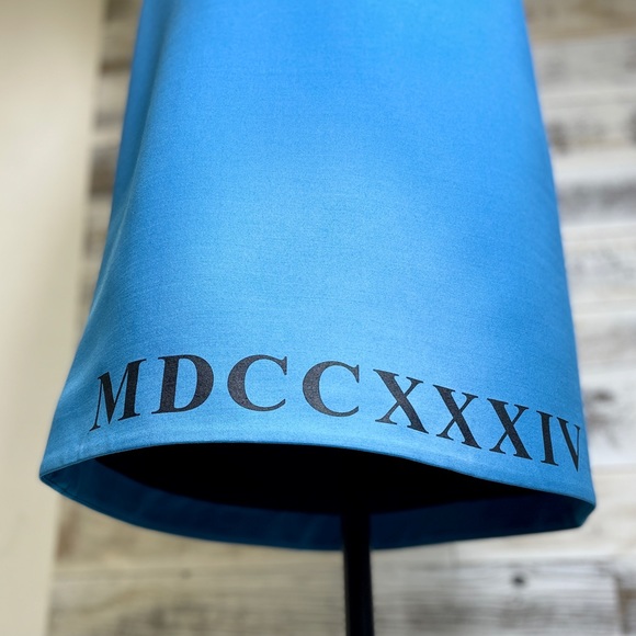 GUCCI Blue Wool Roman Numeral Skirt Size 40 4 610297 Midi Runway Lined Rare Chic - Picture 5 of 16